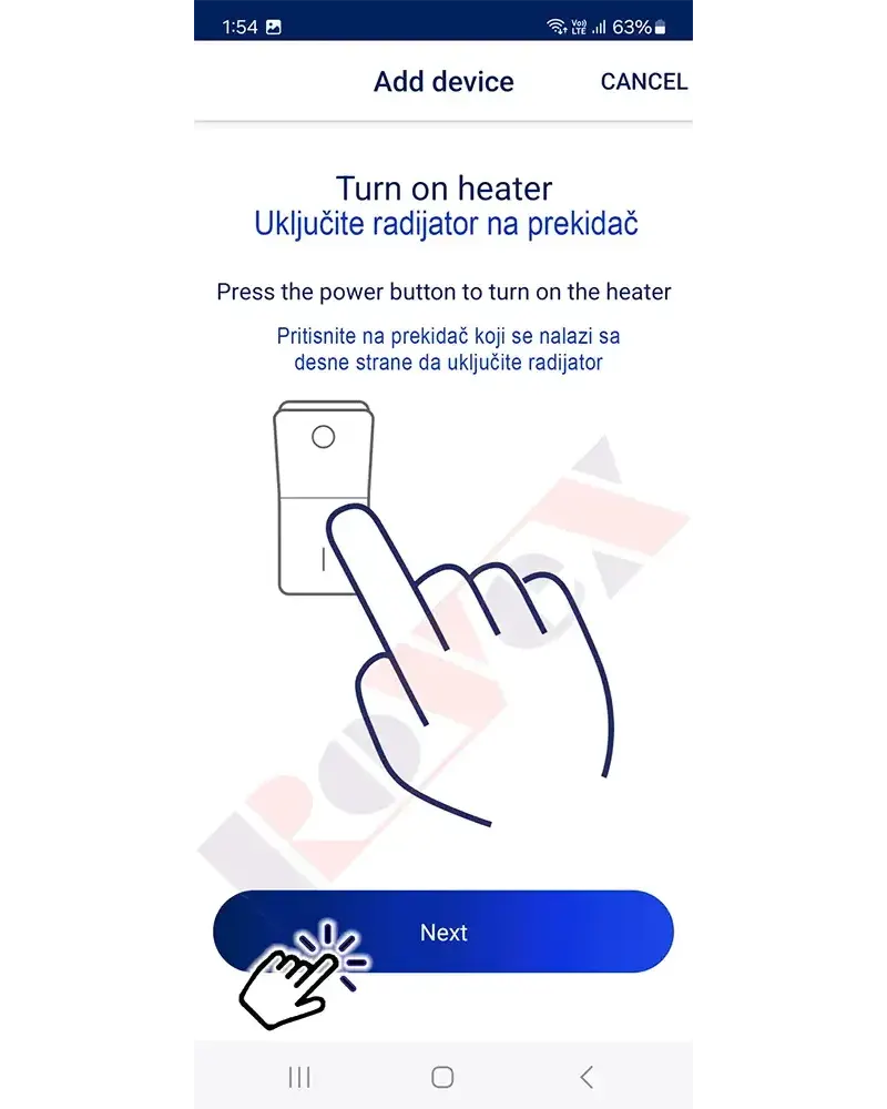 Kako povezati BT ADAX ECO KB na telefon